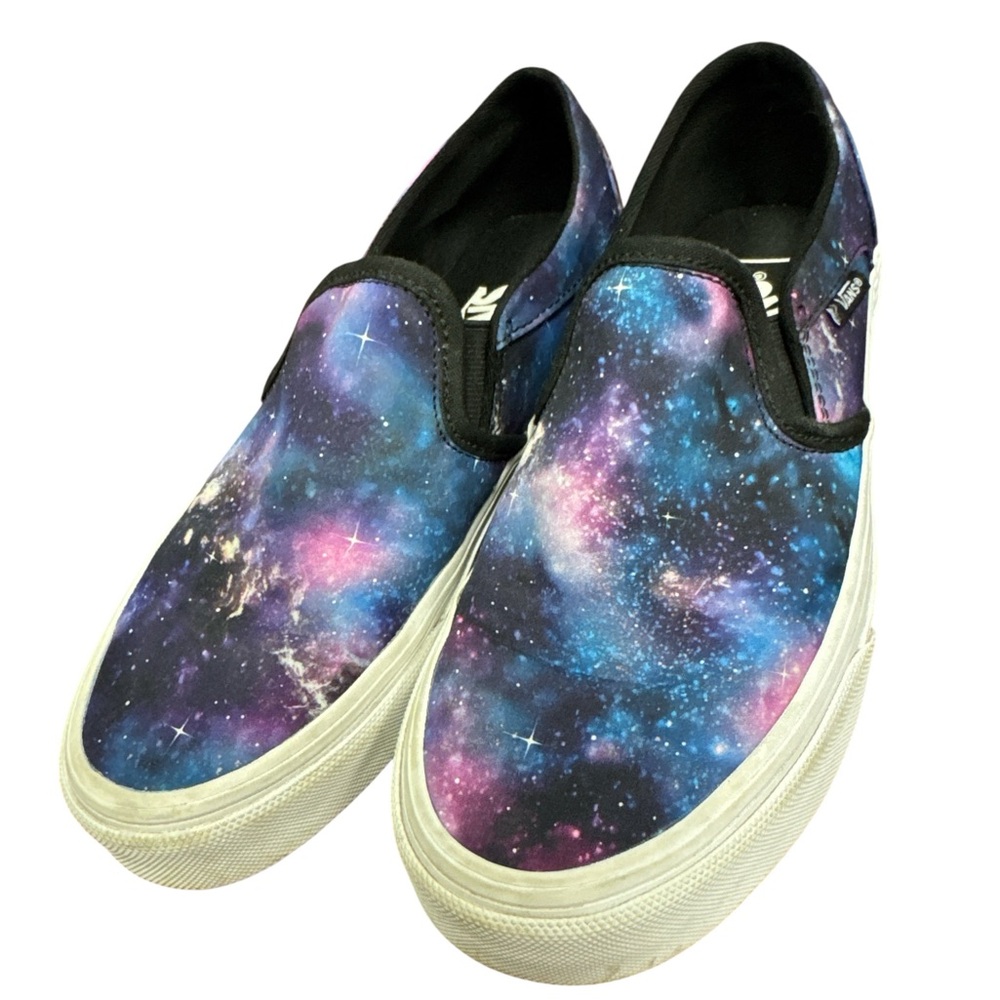 Vans Galaxy Print Slip-On Flats